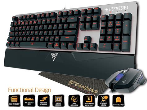 gamdias tastatur hermes e1 rgb maus demeter e2 nyx e1|Gamdias Hermes E1 & Demeter E2 review .